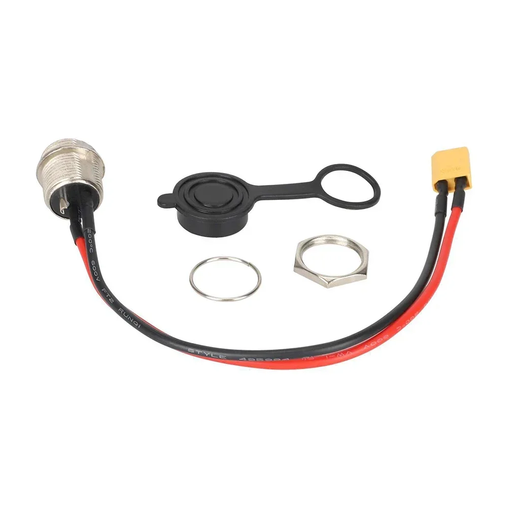 Electric Scooter Power PlugIn Connector for XT30 Aviation Head Charging Port Compatible with forZero 8 9 10 8X 10X 11X