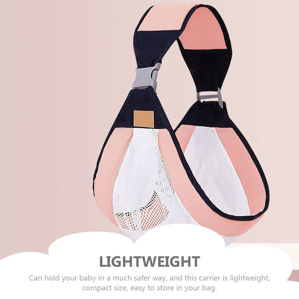 

Сетчатая переноска-кенгуру, дышащая слинг для младенцев, спортивная на открытом воздухе, многофункциональная переноска-кенгуру для новорожденных, передний держатель, легкий вес