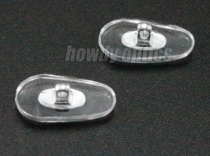 500 szt. Okulary PCV noski ze srebrnym metalowym rdzeniem 12mm 14mm wkręcane akcesoria do okularów — zdjęcie 4