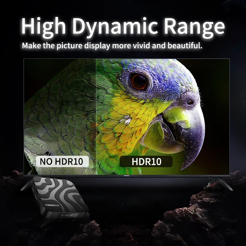 T95 MAX Android 12.0 TV Box H618 Quadcore CPU 8K Decoding 2.4G+5G WIFI & BT5.0