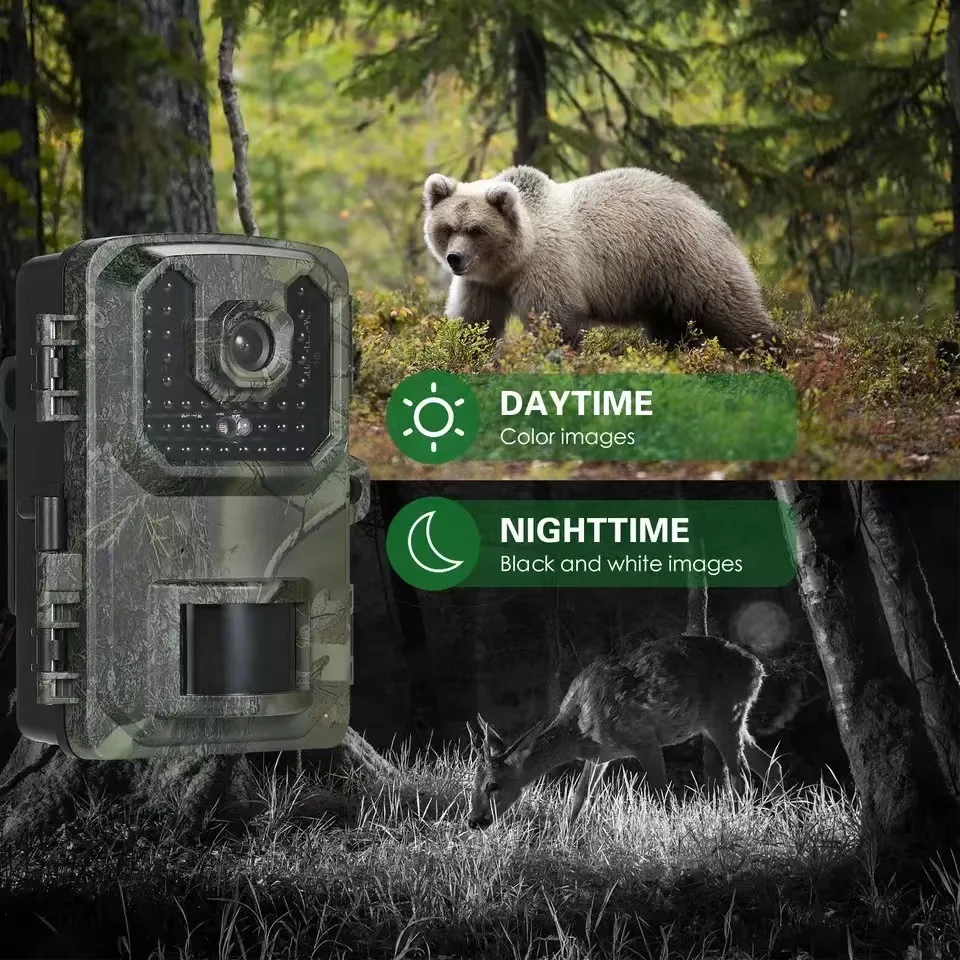 Hunting camera infrared night vision animal hunting camera outdoor camera high definition induction tracking detection