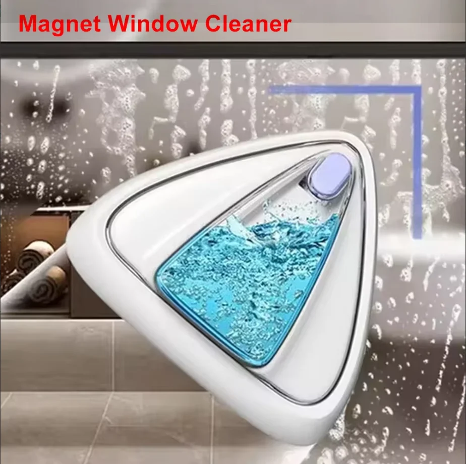 Magnetic Window Glass Cleaner Household Double-sided Special Anti Fall Class 3-35mm Adjustable Window Clean Tool for Home Office