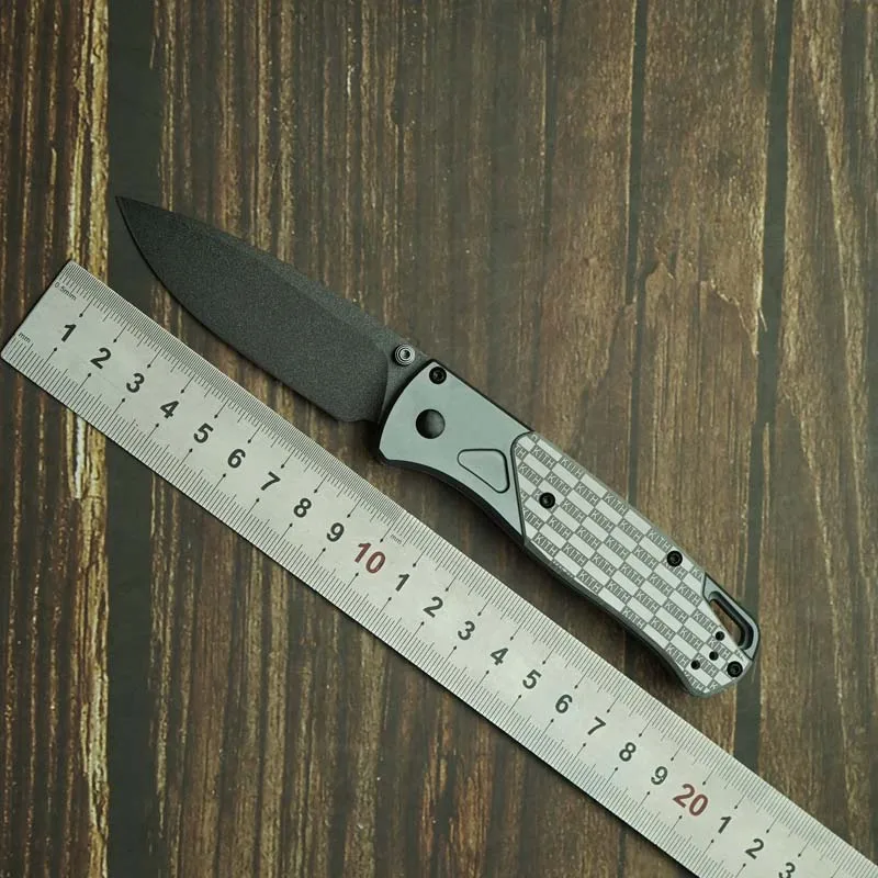 

Новый 535 KITH Bugout с алюминиевой ручкой, шарикоподшипники Mark M390, карманный EDC инструмент, тактический складной нож для кемпинга, охоты, рыбы