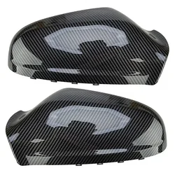 ABS Carbon Fiber Wing Mirror Covers for Opel For Vauxhall For Astra H Effortless Installation and Stylish Look