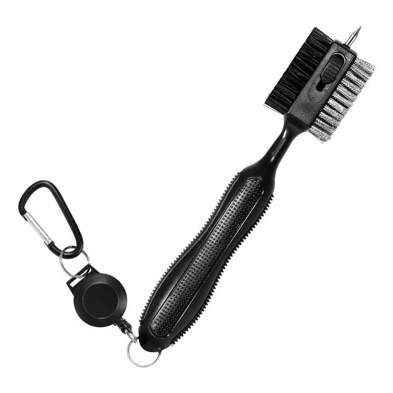 

Golf Club Brush Cleaning Brush for Golf Groove Comfortable Grip Golf Groove Brush With Carabiner for Golf Enthusiast Beginner