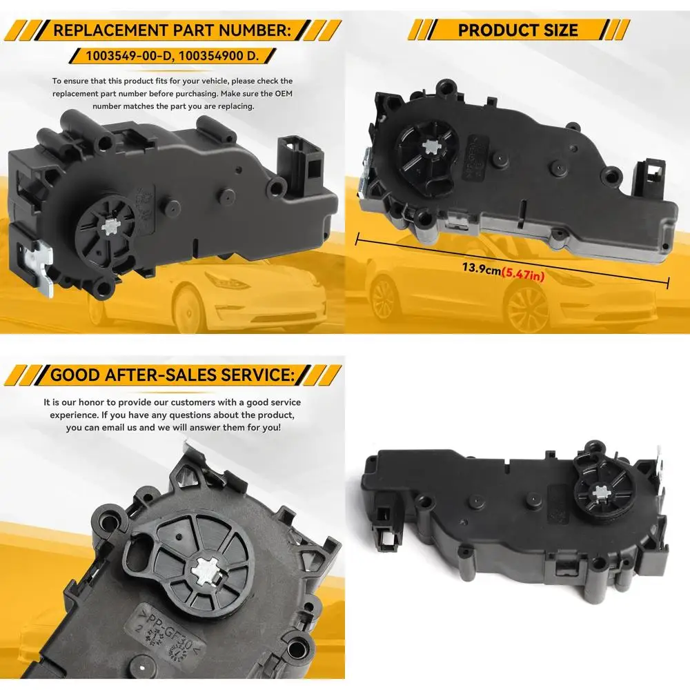 

Tightening Actuator Tailgate Lock Motor Compatible with Tesla's Model S2012 2013 2014 2015 2016 2017 2018 2019 2020 2021, Replac