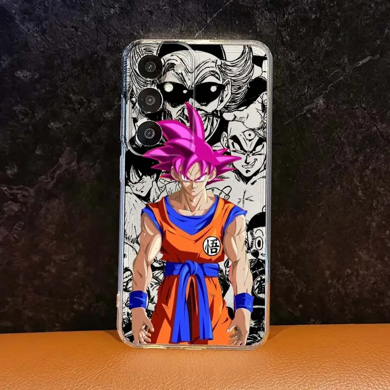 أنيمي كول D-Dragones B-Balls جراب هاتف لسامسونج غالاكسي S25 S24 S23 S22 S21 S20 حافة زائد الترا FE 5G غطاء ناعم شفاف