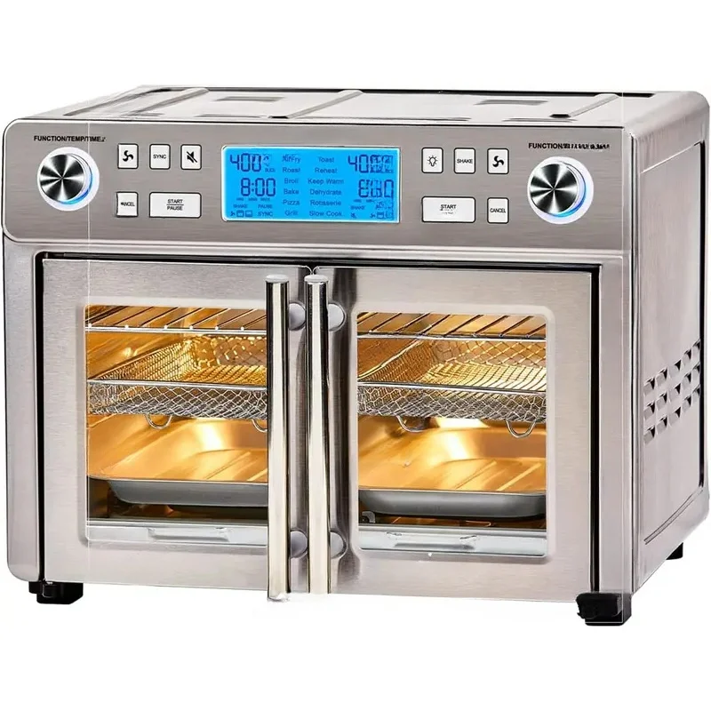 Emeril Lagasse Dual Zone 360 Fryer Oven Combo With French Door, 25 QT Large