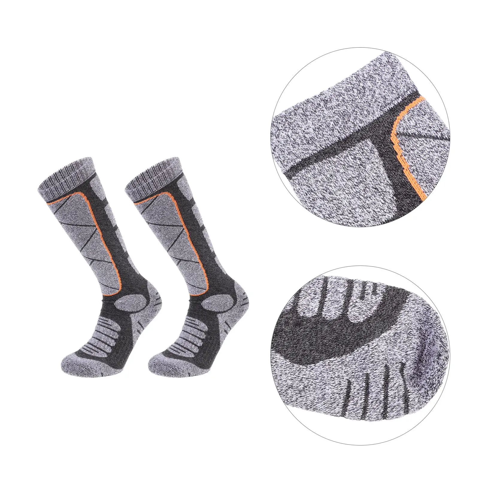 

1Pair Thickened Winter Ski Socks Warm Cotton Hiking Stockings Outdoor Mountaineering Sports Sock Breathable Hiking Sock