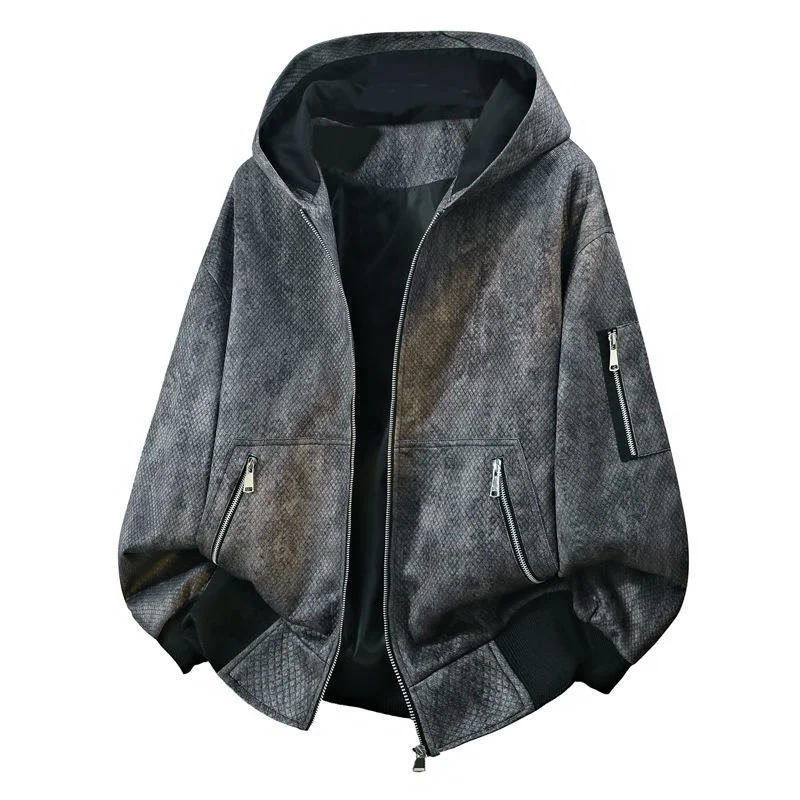 

Модная американская модная брендовая свободная повседневная молодежная куртка с капюшоном в стиле ретро тай-дай в стиле ретро