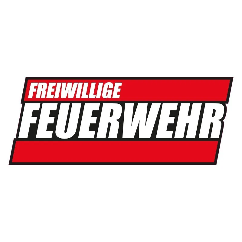 

volunteer fire brigade fireman fire sticker car sticker fire New-