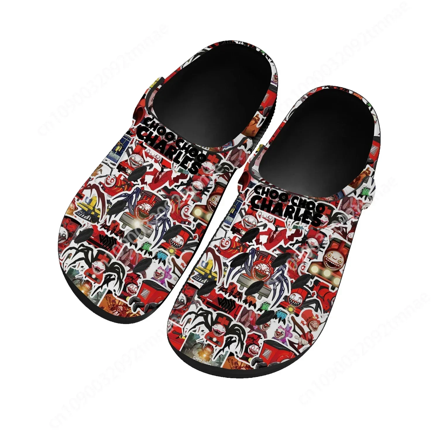 

Choo Choo Charles Home Clogs Cartoon Game Men Women Youth Boy Girl Sandals Shoes Garden Bespoke Custom Shoes Beach Hole Slippers