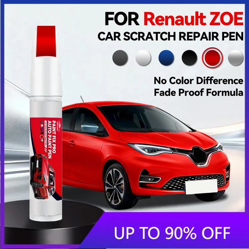 

Car Accessories Tool For Renault ZOE 2012-2025 X98 X10 Paint Repair Pen Touch Up Scratch Remover DIY Auto Accessories Black Whit