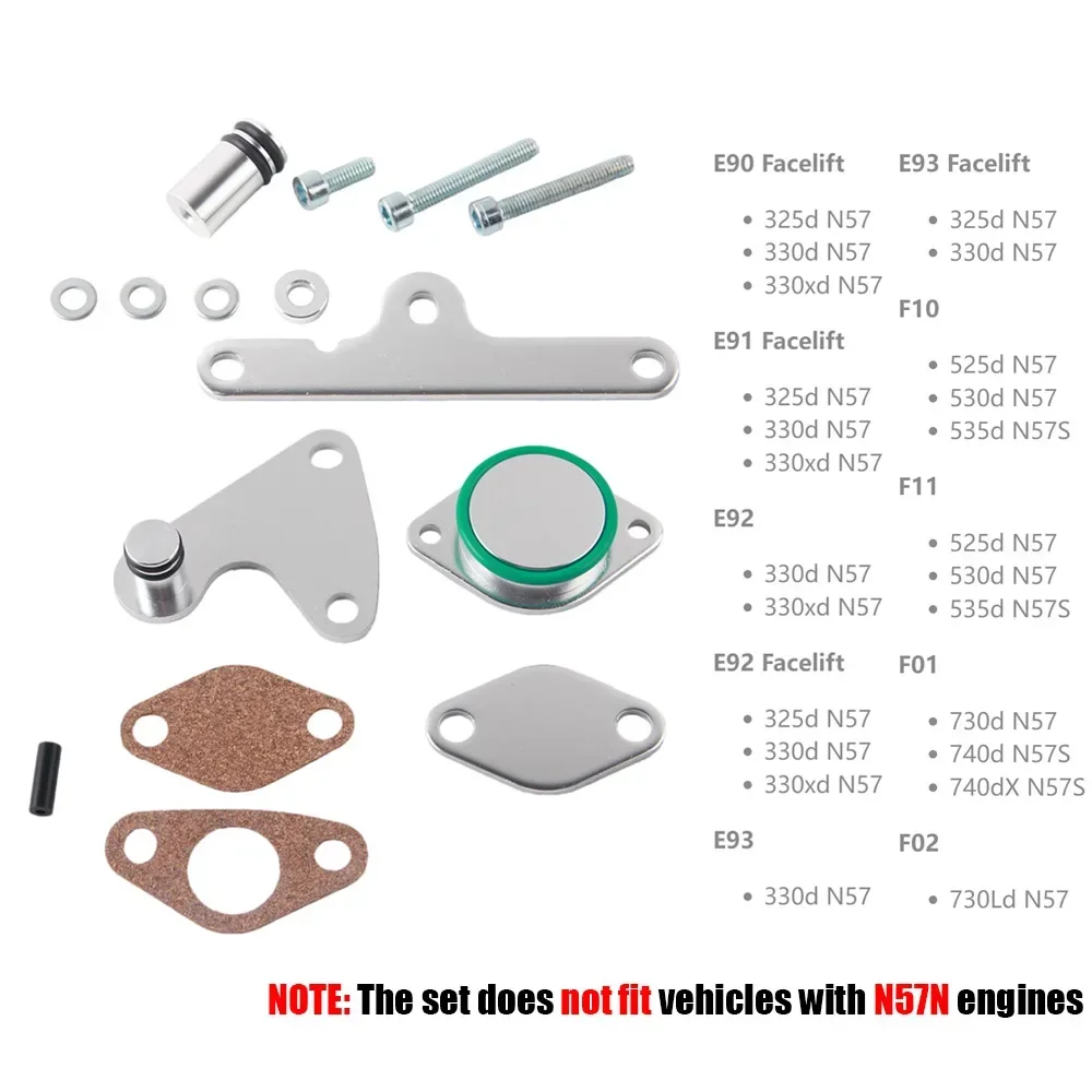 Broyear – hochwertige Dichtungssätze aus Aluminium für Ventile, passend für BMW 525d, 530d, N57- und N57S-Dieselmotoren. – Detail 1