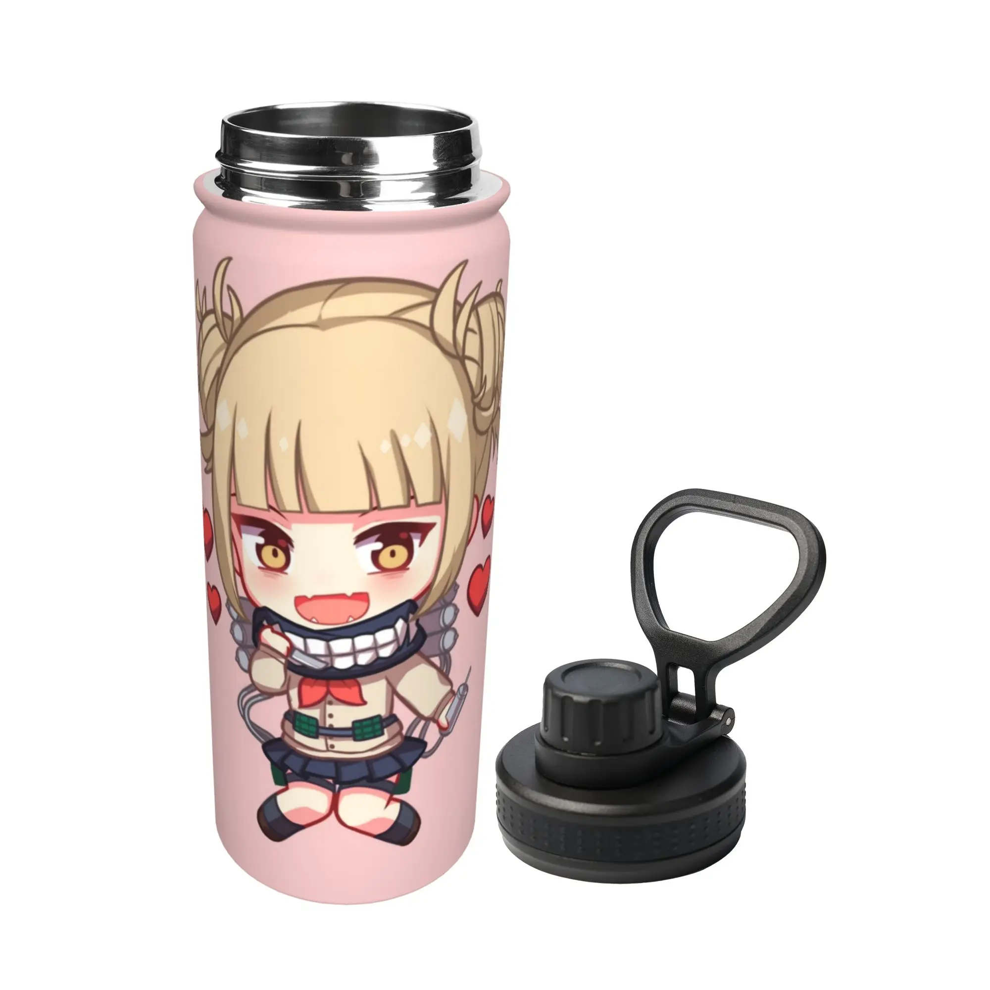 Toga My Hero Academia 18OZ Sports Insulated Kettle Thermal Cup Vacuum Flask Office Home Mugs Water Bottle