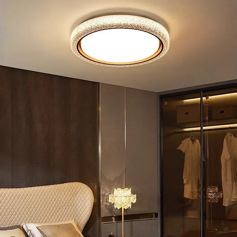 

MasterBedroomLightCeilingLuminaireSurfaceMountedLuminaireModernMinimalistRoomLightroundWarmLightLuxuryCrystal