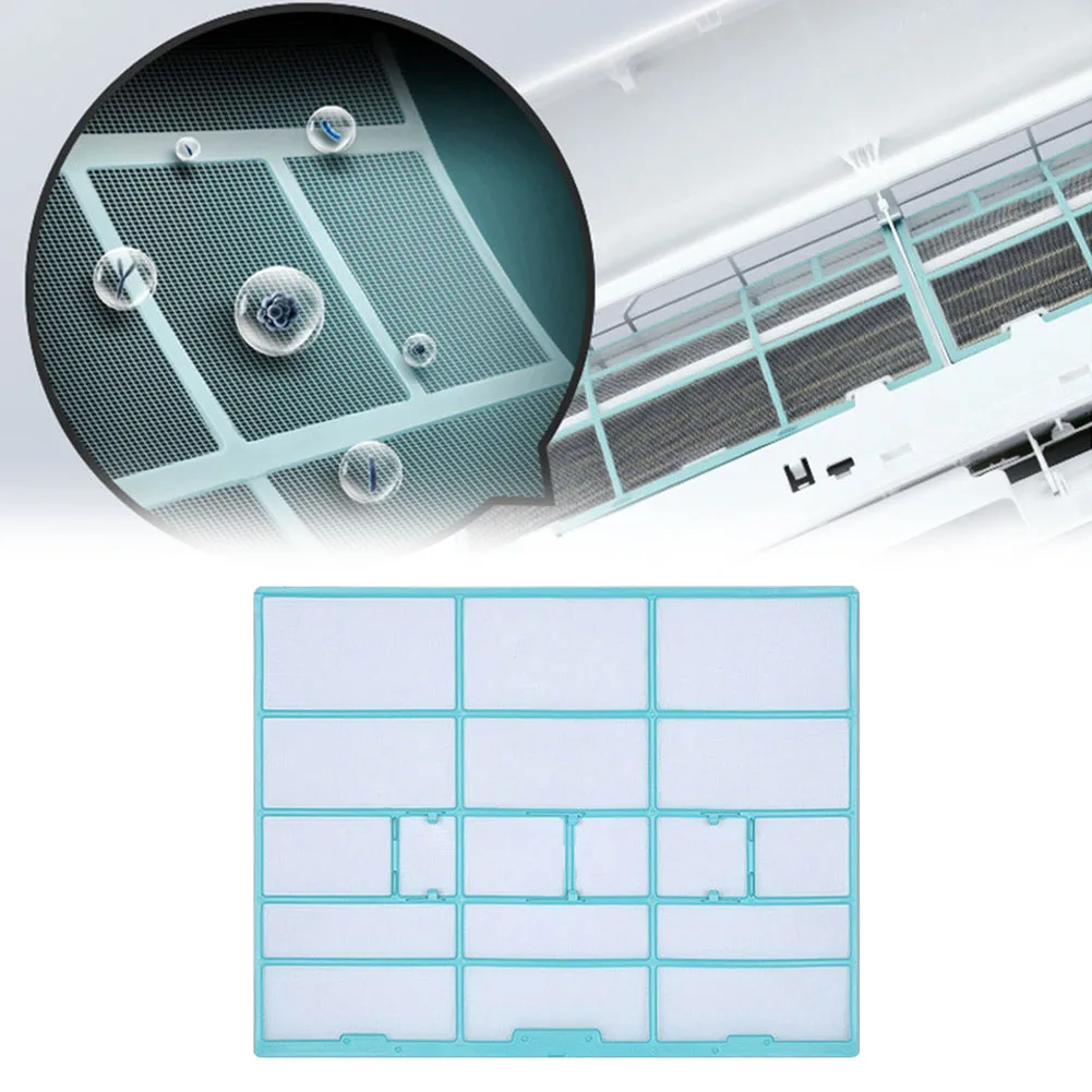 1pc acessórios de filtro de ar condicionado para midea acessórios de filtro de ar condicionado unidade interna pendurado anti-poeira net