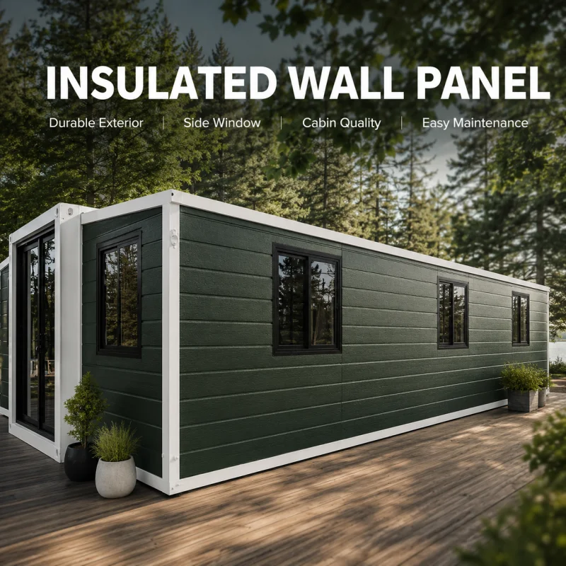 CE Certified Waterproof Expandable Container House 2 Years Warranty Source Factory Luxury Prefabricated Living Modular Home