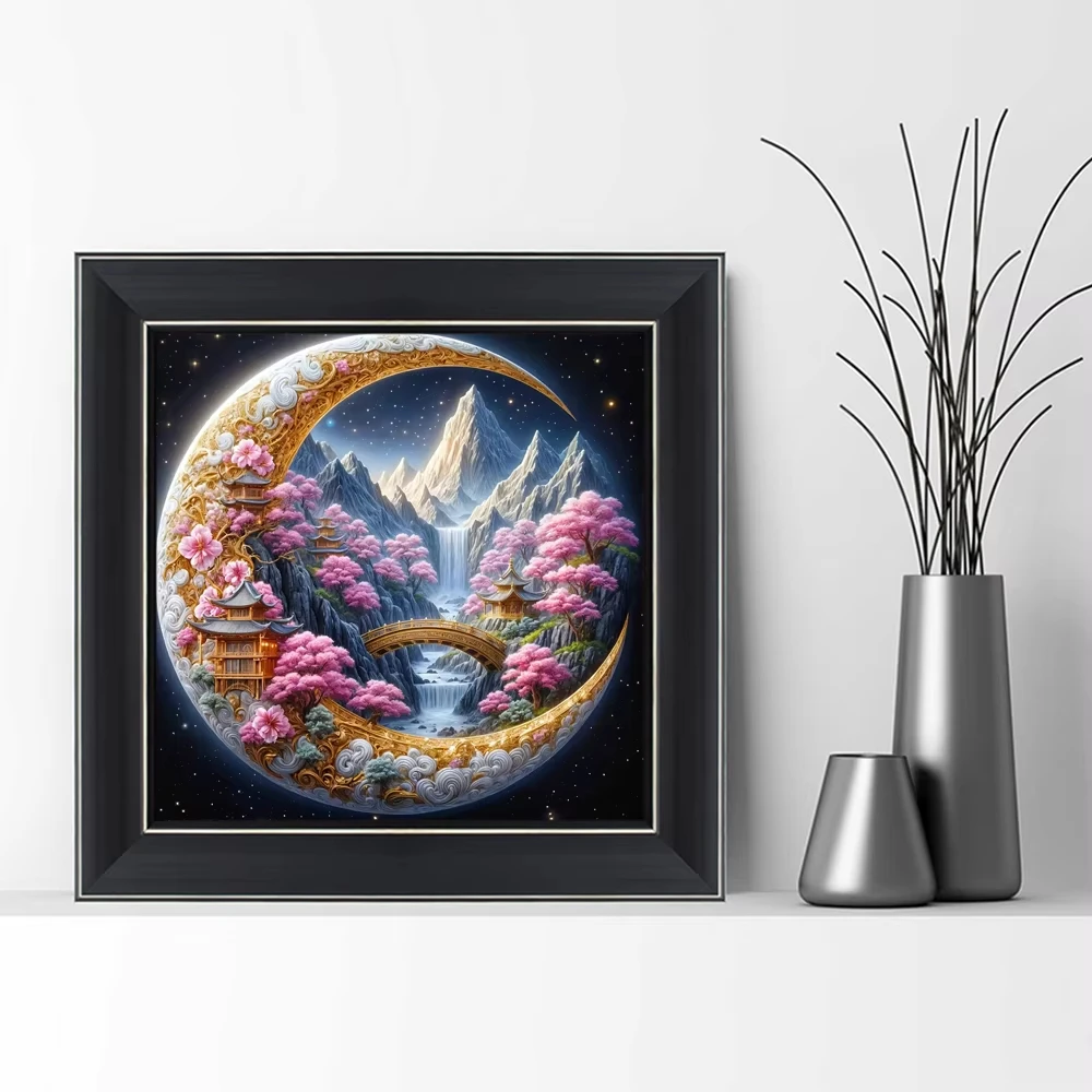 

Scenery Tree 500PCS/1024 PCS Jigsaw Puzzles Portrait Relaxing Family Activity Games for Living Room Home Decor Gift Frameless