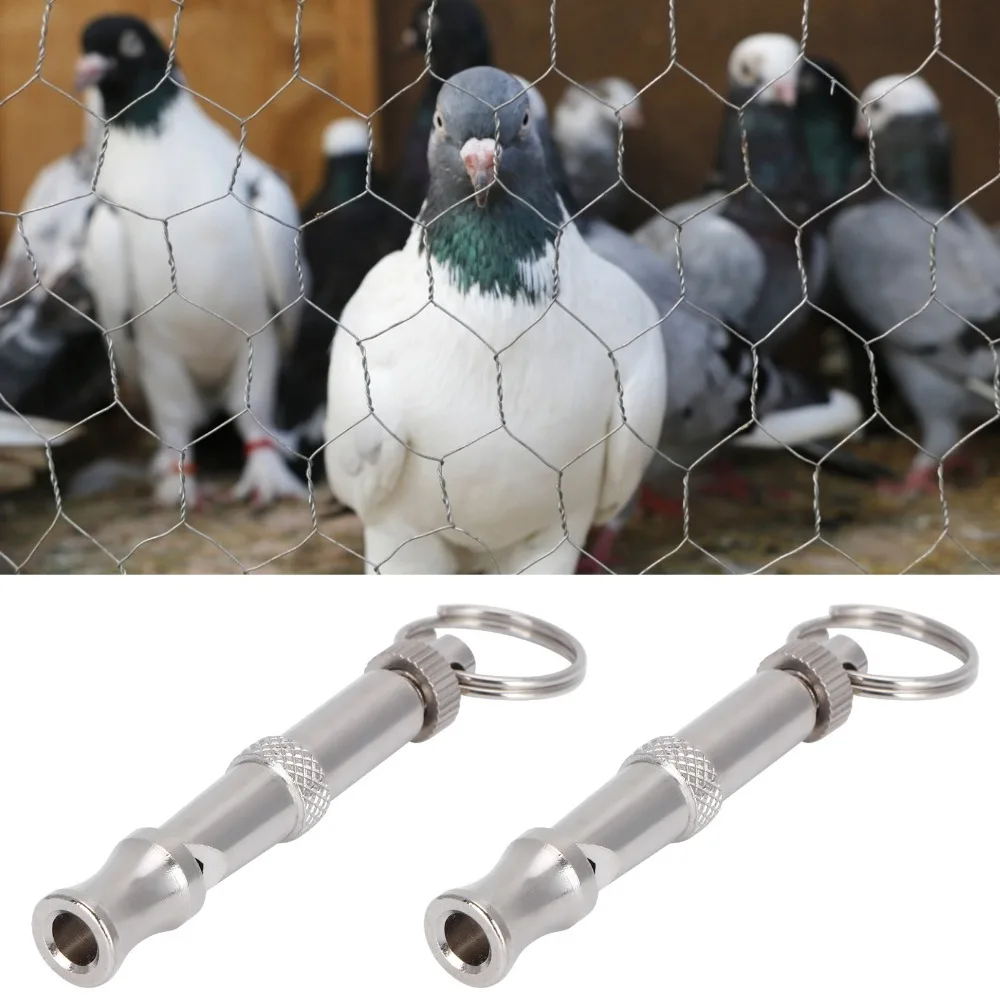 4Pcs Stainless Steel Ultrasonic Whistle Non-Toxic Finish Durable Training Whistle Anti-Corrosion Loud Voice Dog Training Whistle