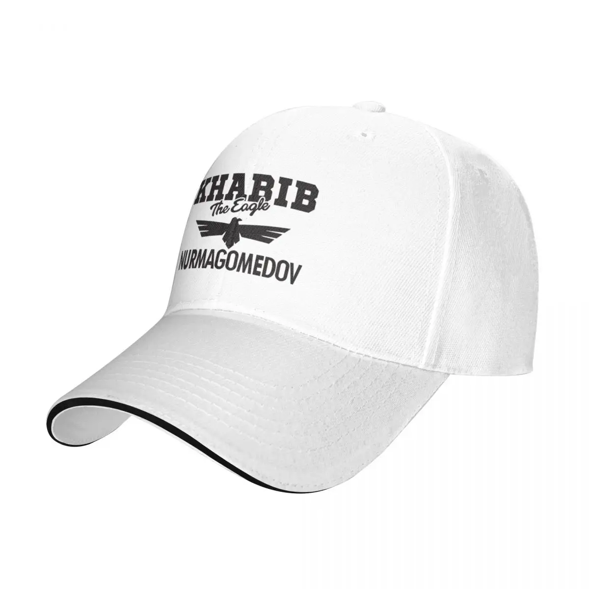 Khabib The Eagle (Black Version) Baseball Cap Snap Back Hat Trucker Hat Fashion Beach Male Women's