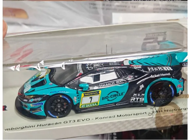

Модель автомобиля Lamborghini Huracan GT3 Evo Nurburgring из смолы, масштаб 1:43, подарок для коллекционеров