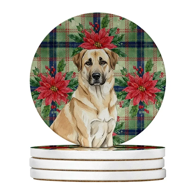 

Absorbent Sandstone Coasters Protective Cork Backing Printed With Artwork From Talented Artists Christmas gifts