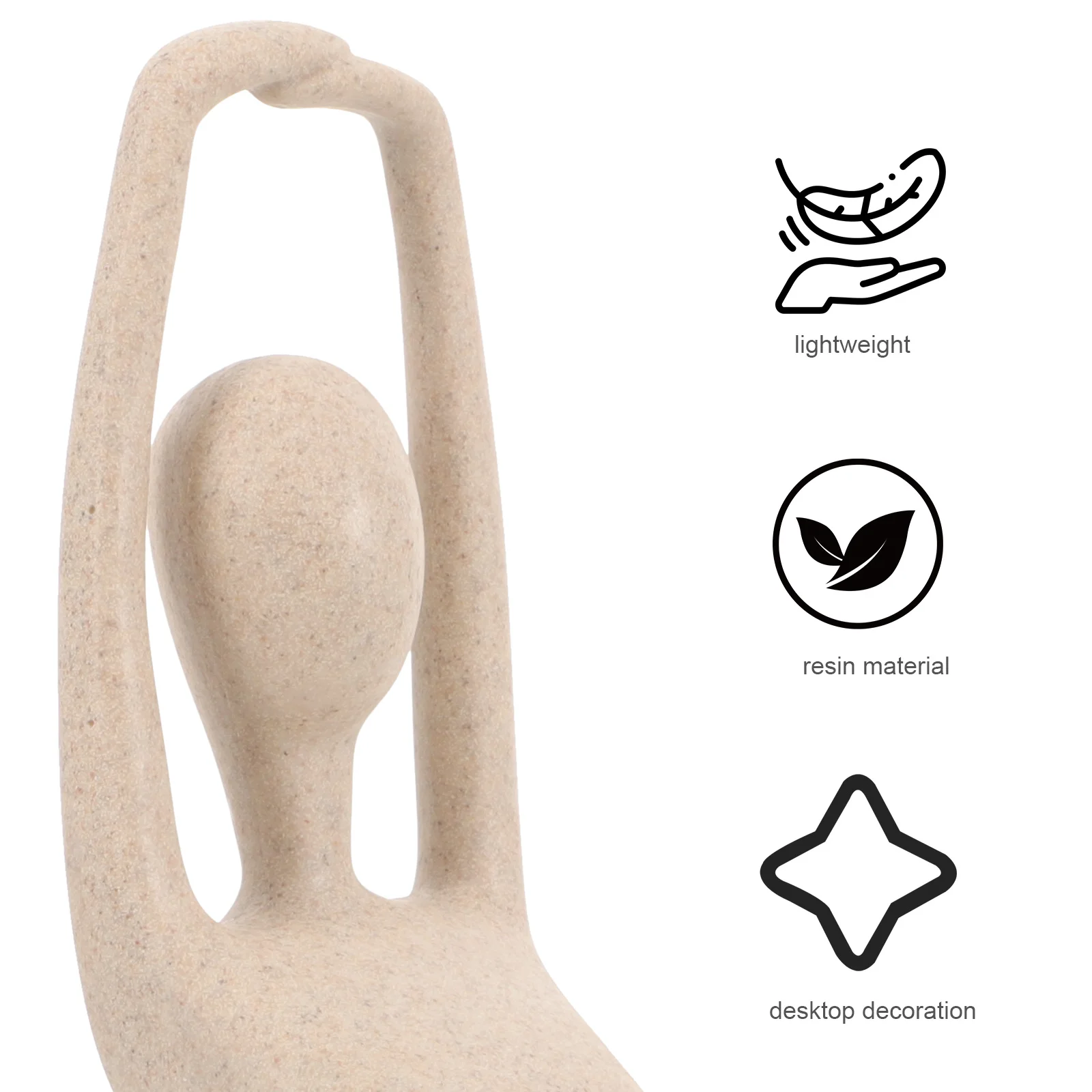 

Абстрактная статуя йоги, украшение для рабочего стола из смолы, украшение для комнаты для медитации, украшение для дома, скульптура для йоги, украшение в стиле дзен, украшение для стола