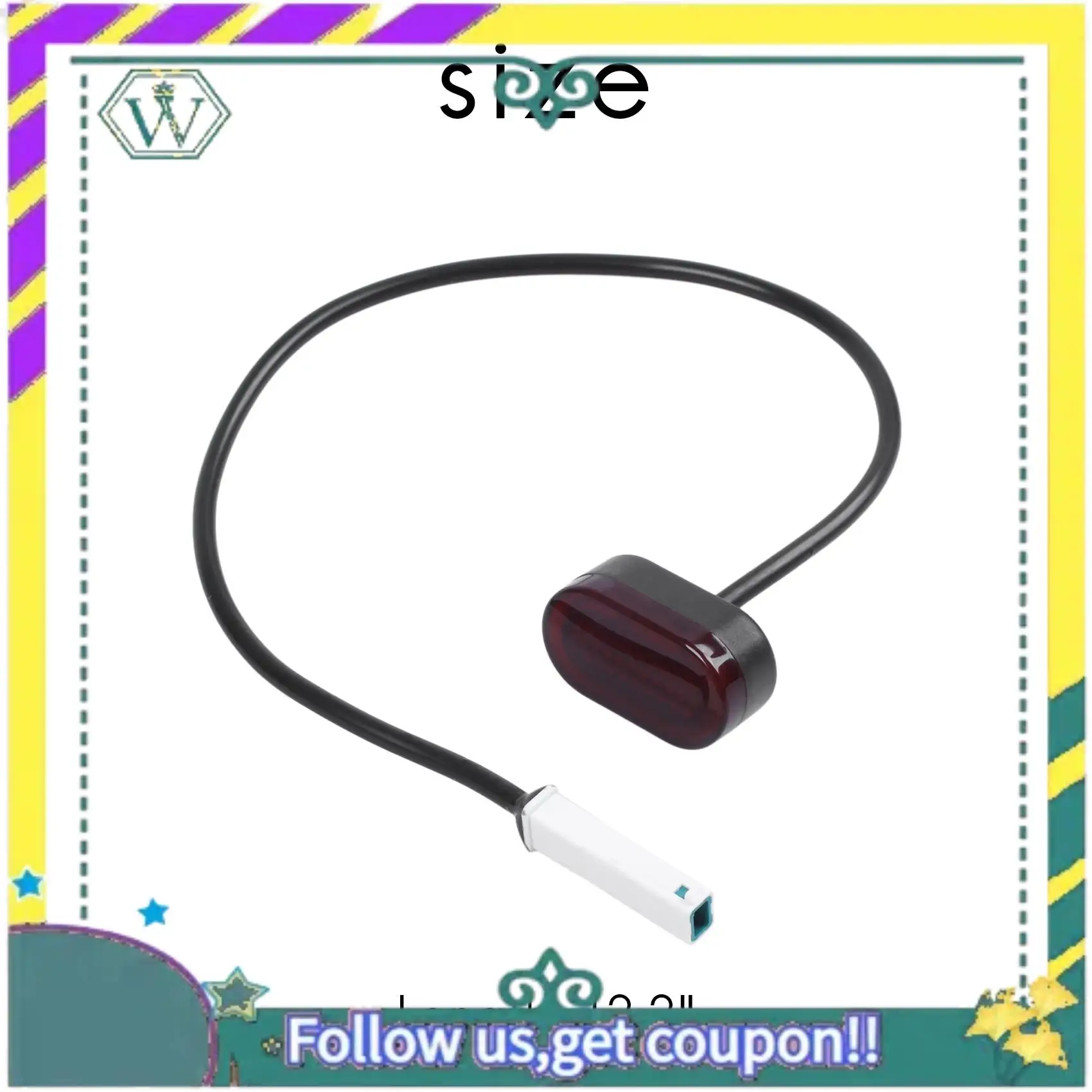 

A82U-Rear Tail Lamp Stoplight Brake Lights With Line For Xiaomi Mijia M365 M187 Electric Scooter