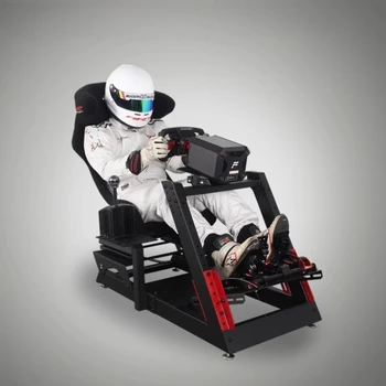 Racing emulator gaming stand direct drive steering wheel seat