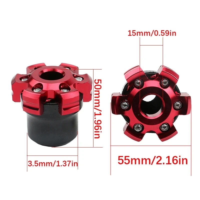 2 Pack Motorcycle Wheel Frame Slider Anti-fall Protector Explosion-Proof Front Fork Anti-Collision Protector Anti-fall Protector