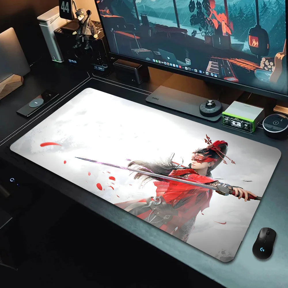 Amine N Naraka Mousepad Mouse Mat With Pad gaming accessories Prime Gaming XXL Keyboard Pad Stitch Padding Mat