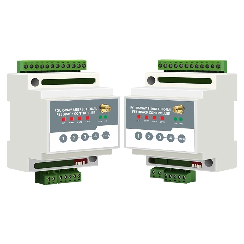 PUFFINS 433MHz industrial-grade wireless remote control switch 4-way 5KM long-distance transceiver module bidirectional transmis