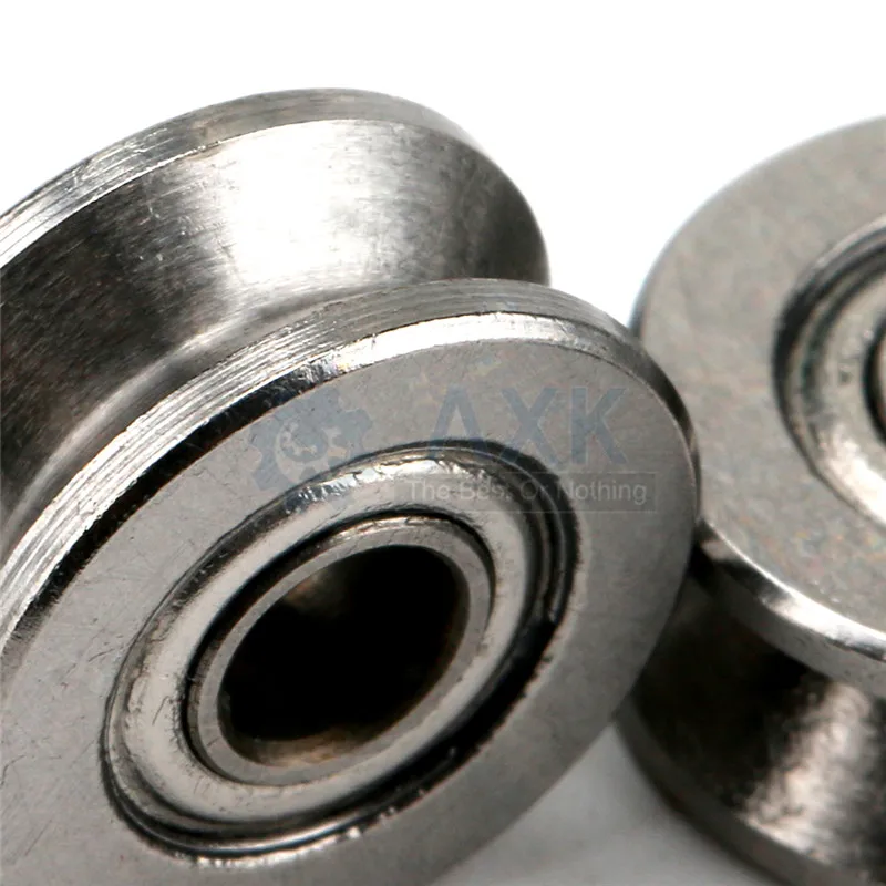 10 Pcs 20 Pcs 50 Pcs V Groove Sealed Ball Bearing Carbon Steel 624VV Guide Track Roller Bearing V624 Embroidery Machine Bearing