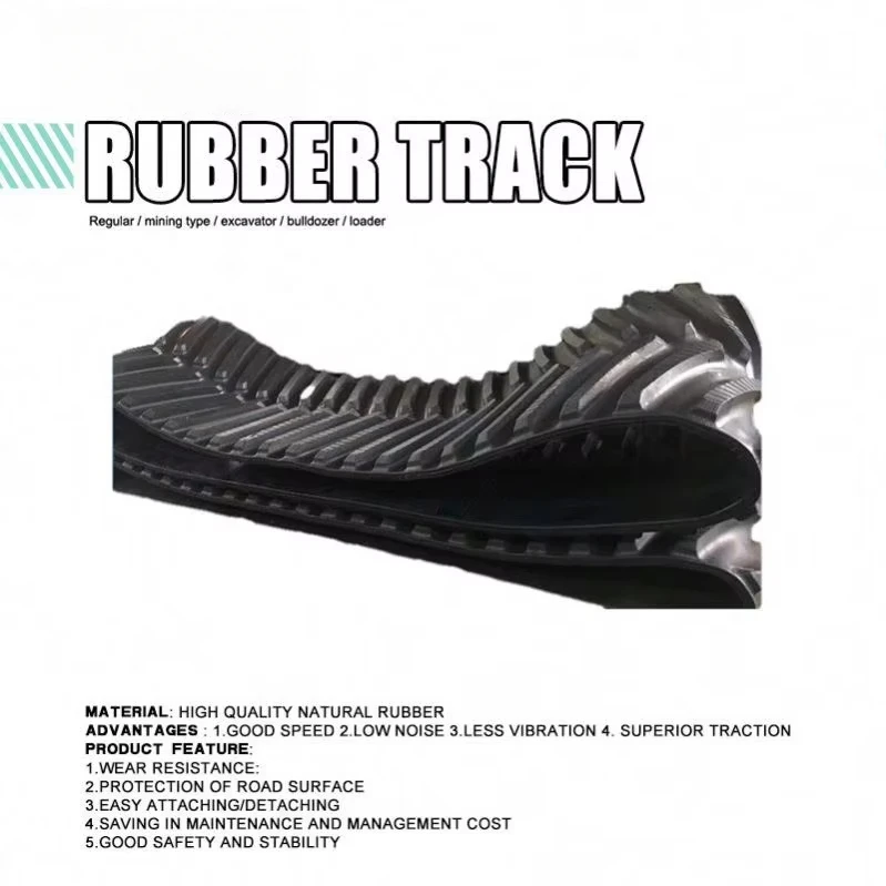 800Mm Hot Selling Golden Supplier Rubber Track Pad for Excavator Track Shoe