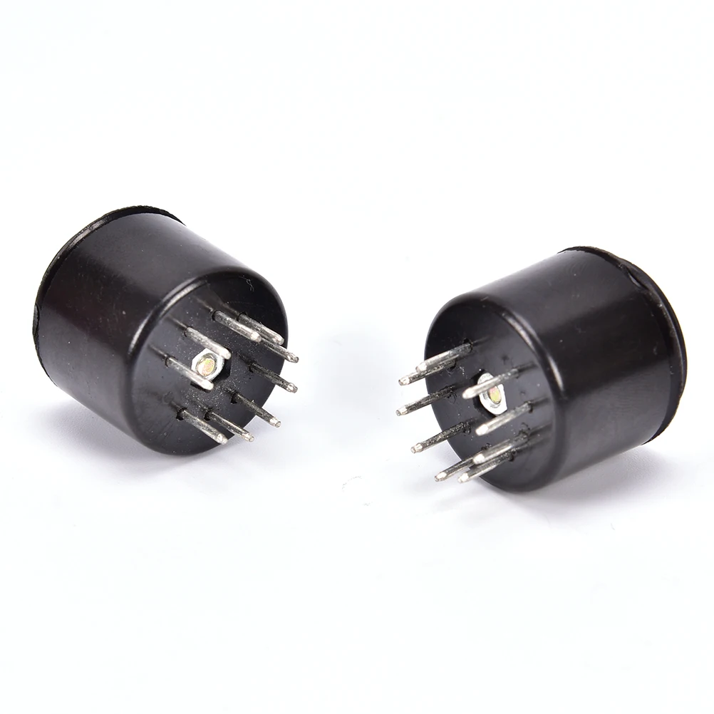 Amps Black Electrical Plugs 9 Pin 1500V Bakelite Vacuum Tube Saver Base For 12AX7 12AU7 ECC82 ECC83