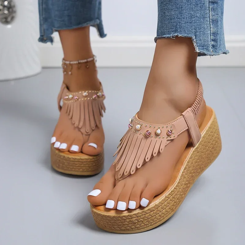 Wedges Sandals Women Flip Flop Summer Shoes Women Platform Shoes Luxury Sandals Women Designers Beach Casual Shoes Plus Size