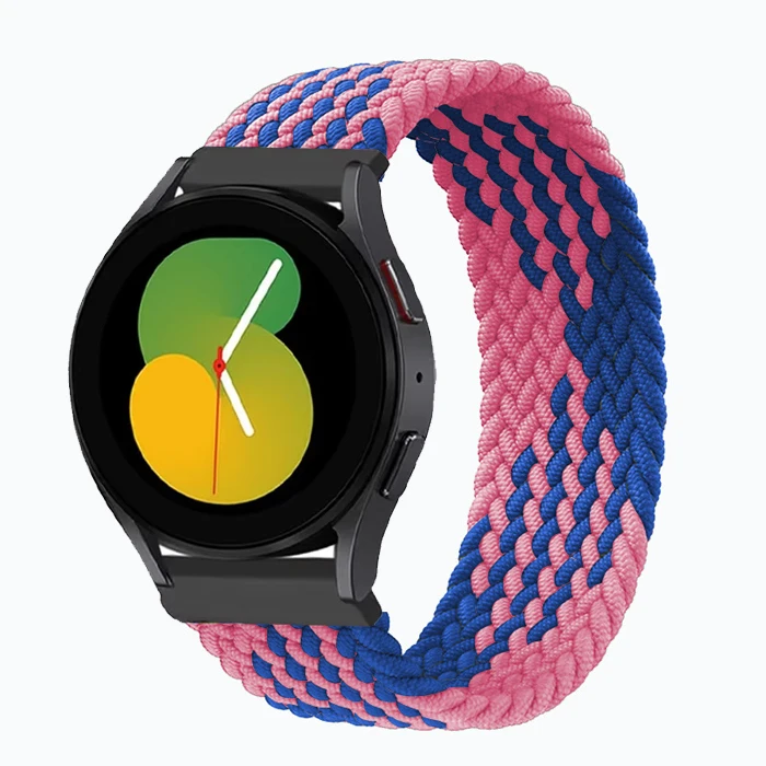 20mm 22mm Elastic Solo Band for Samsung Galaxy Watch 7 6 5 4 40mm 44mm 6Classic Bracelet Correa for Huawei Watch GT5 4Pro Strap