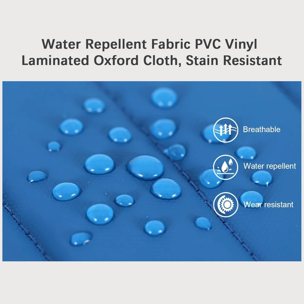 حقيبة كبيرة بحجم 86 لتر مع عجلات، حقيبة ظهر قابلة للطي للسفر، باللون الأزرق مع حجرة منفصلة للأحذية #5