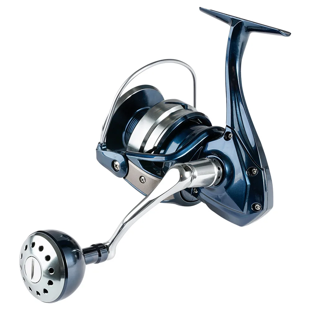 NOEBY SW 5000/6000 Spinning Fishing Reel Metal Reel Saltwater Reels Drag12KGS for Fishing
