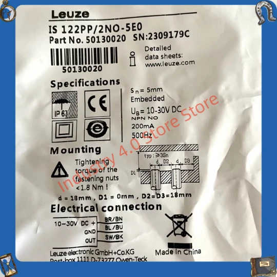 

IS122PP/2NO-5E0 Proximity Switch IS212MM/2N-4N0 100% NEW