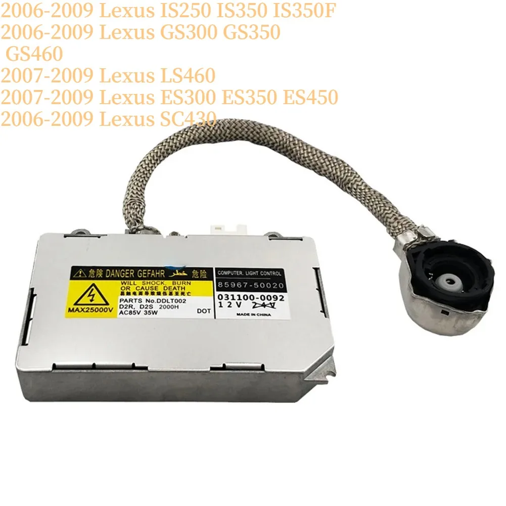 

OE 81107-30A60 GS1G-51-0H3B 85967-51010 DDLT002 KDLT002 HID Xenon Headlight Ballast Control Unit For Lexus D2S D2R Accessories