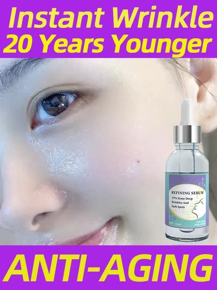 

Face Moisturizer Anti Aging Serum Anti-wrinkle Facial Serum Remove Wrinkles Fine Lines Around The Eyes Crow Feet Neck Wrinkle