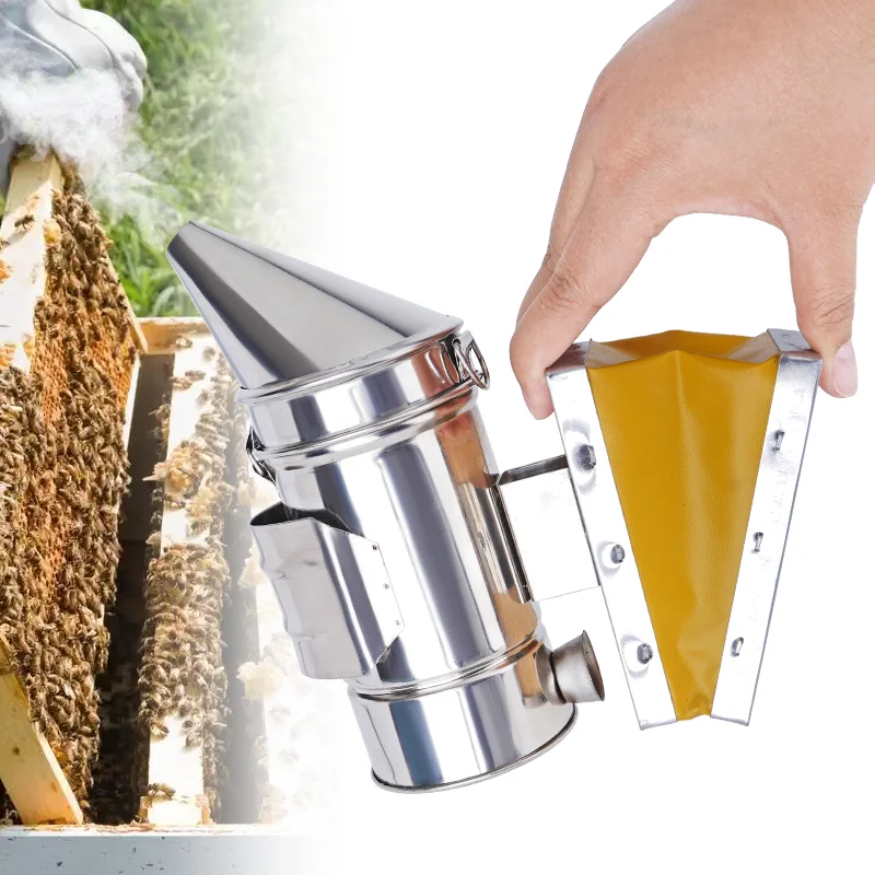 Bee Smoke Sprayer Beekeeping Smoker Stainless Steel High Qualituy BeeHive Equipment Beekeeper Smoked Tools High Quality Sprayer