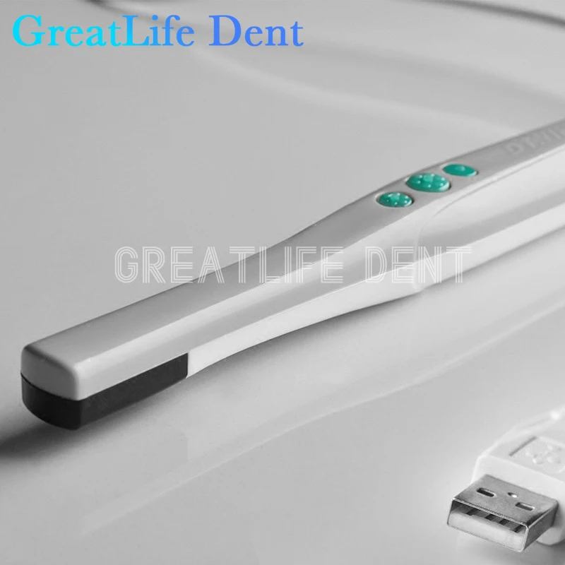 GreatLife Dent 6 أضواء LED عن طريق الفم HD صورة 2.0 ميجا بكسل أدوات المنظار سبليت عارض الفم غرفة الأسنان كاميرا داخل الفم