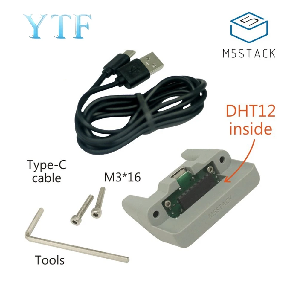 

M5Stack New Charging Stand Wet Temperature Sensor Built DHT12