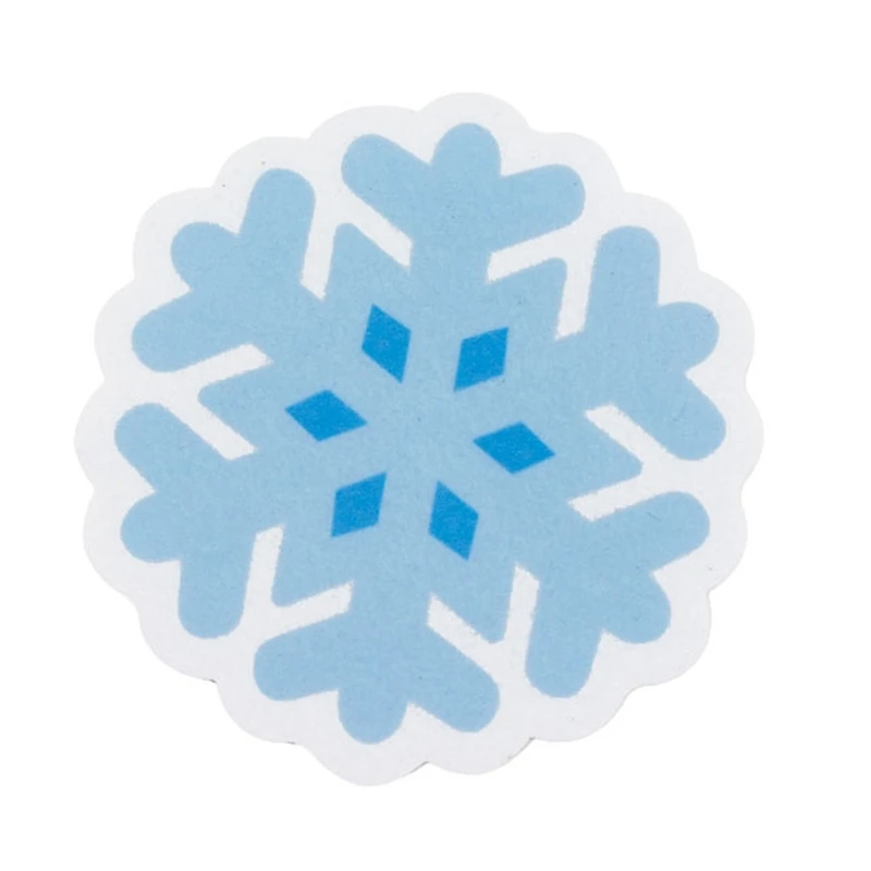 Esponja navideña frota densidad con patrón nieve, guante ciervo y muñeco nieve para limpieza y