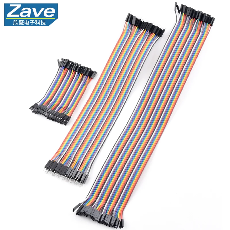 40PIN 10CM 20CM 30CM Dupont Line Male to Male + Female to Male and Female to Female Jumper Dupont Wire Cable for arduino DIY KIT
