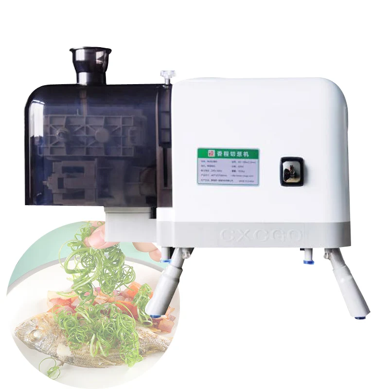 

Desktop Small Restaurant Leek Scallion Green Onion Cutter Shredding Cutting Machine