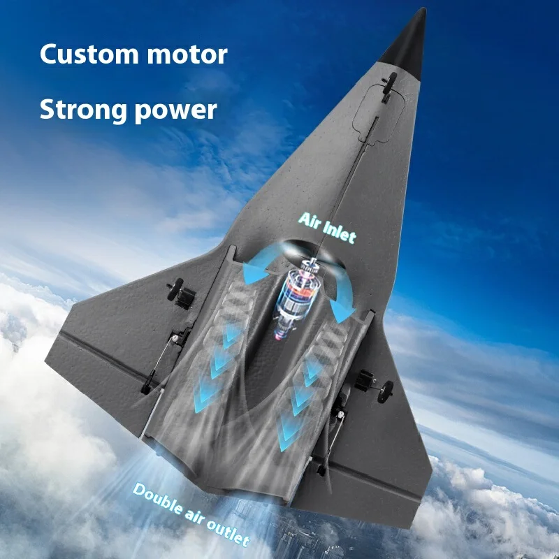 New Rc Plane Fx9672 Remote Controlled Aircraft Sr72 Future Fighter Dual Channel Glider Fixed Wing Model Aircraft Toy Gift